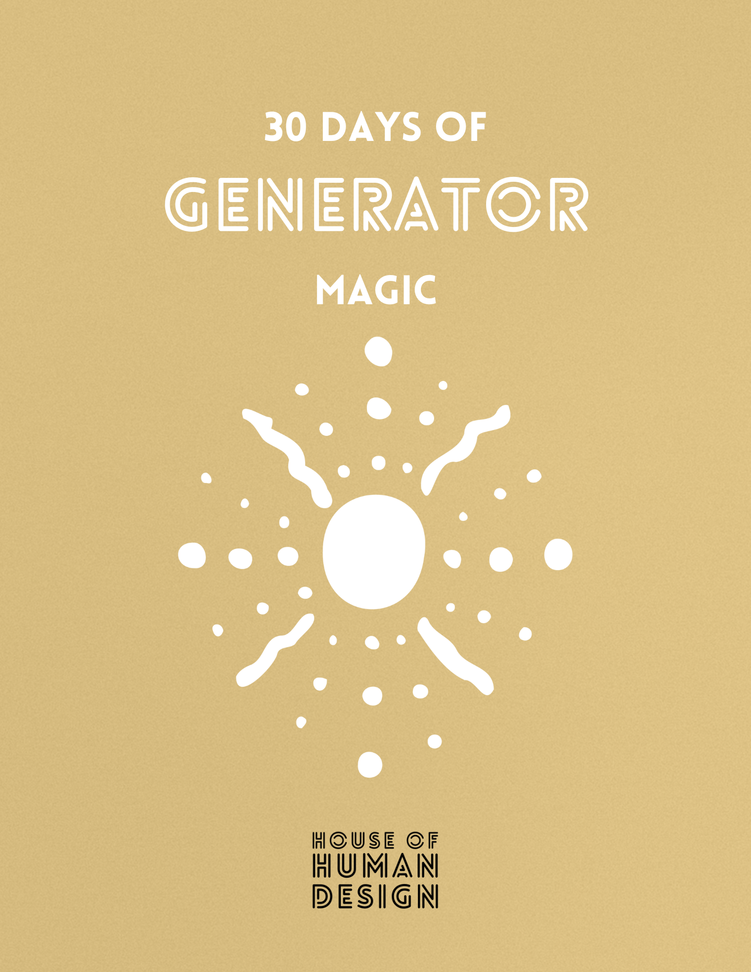 Human Design Generator workbook (digital product)