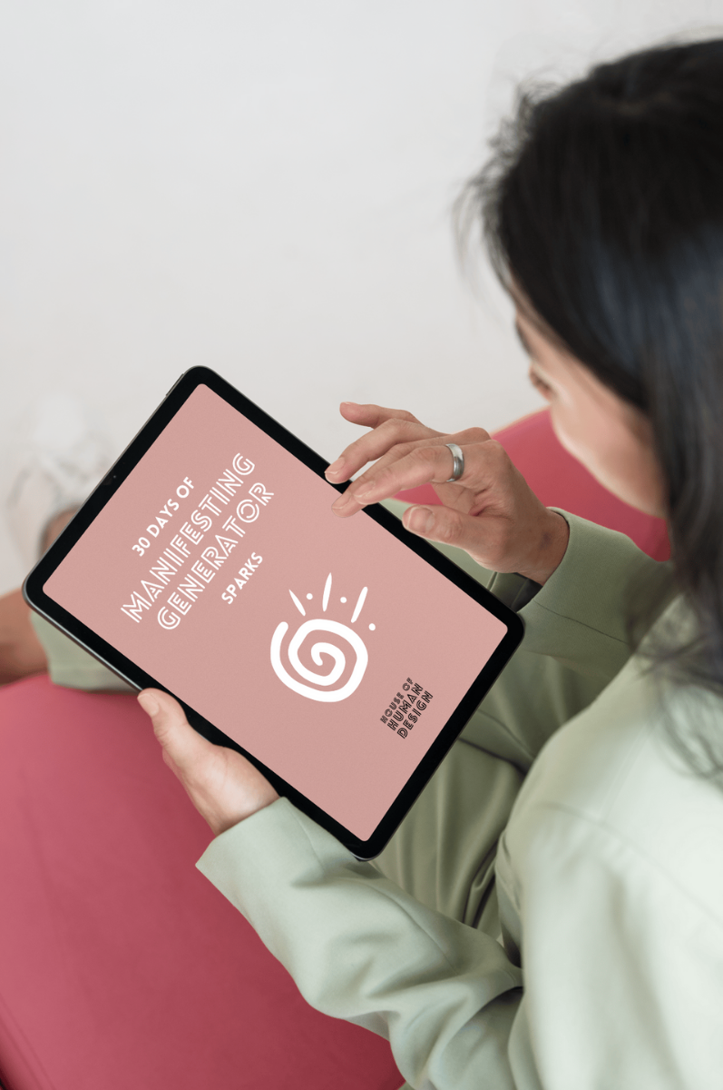 Human Design Manifesting Generator workbook (digital product)