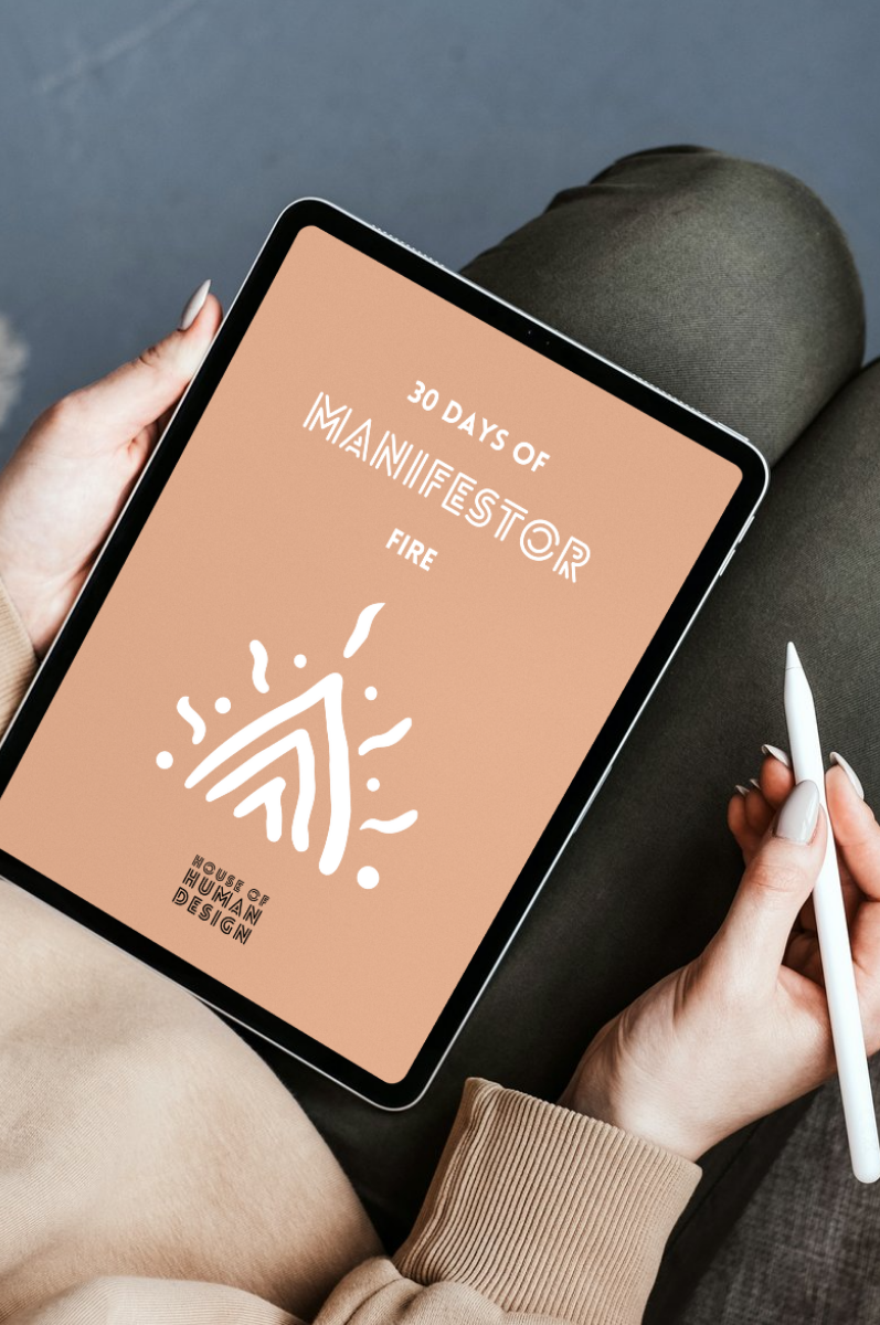 Human Design Manifestor workbook (digital product) | Human Design type