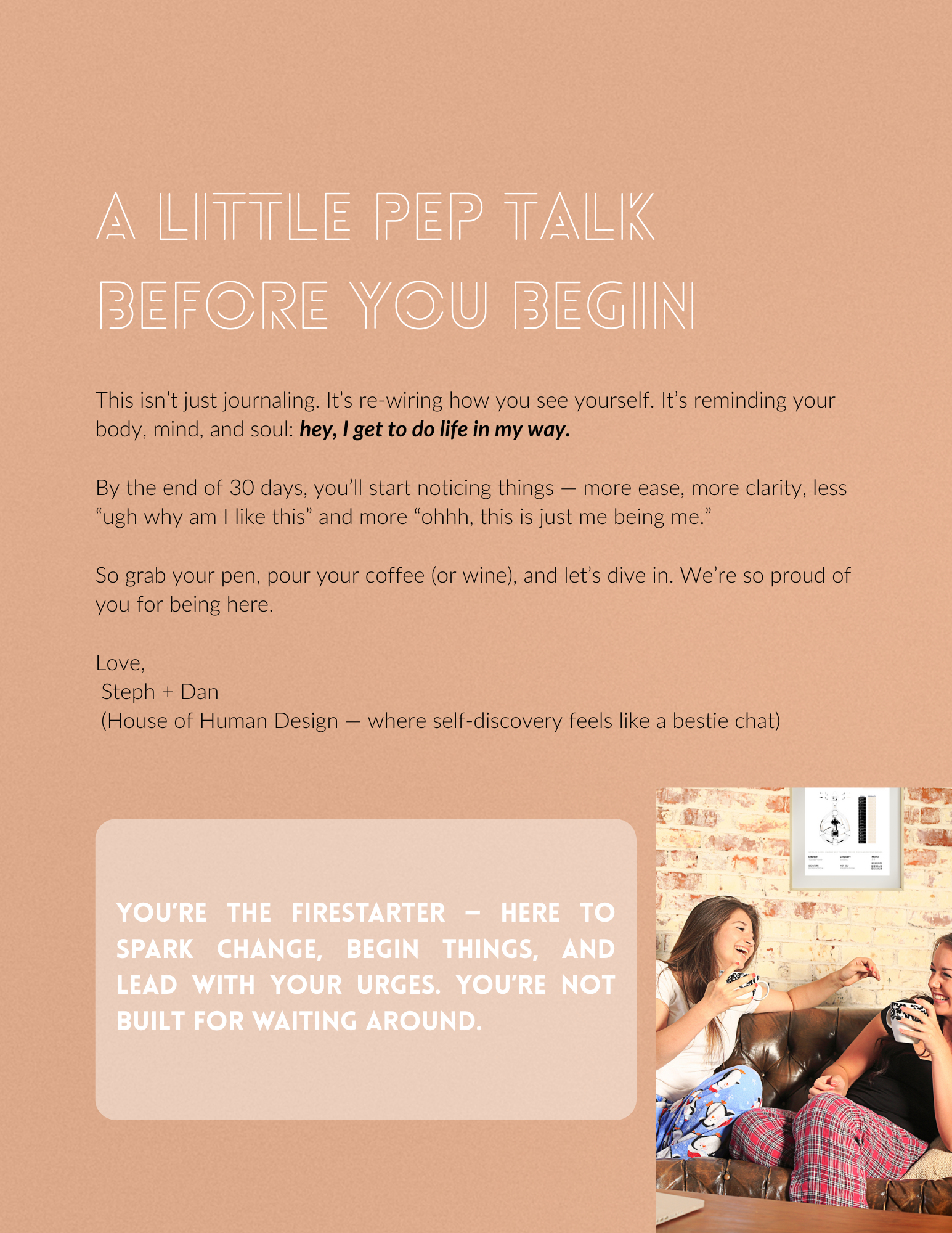 Human Design Manifestor workbook (digital product) | Human Design type