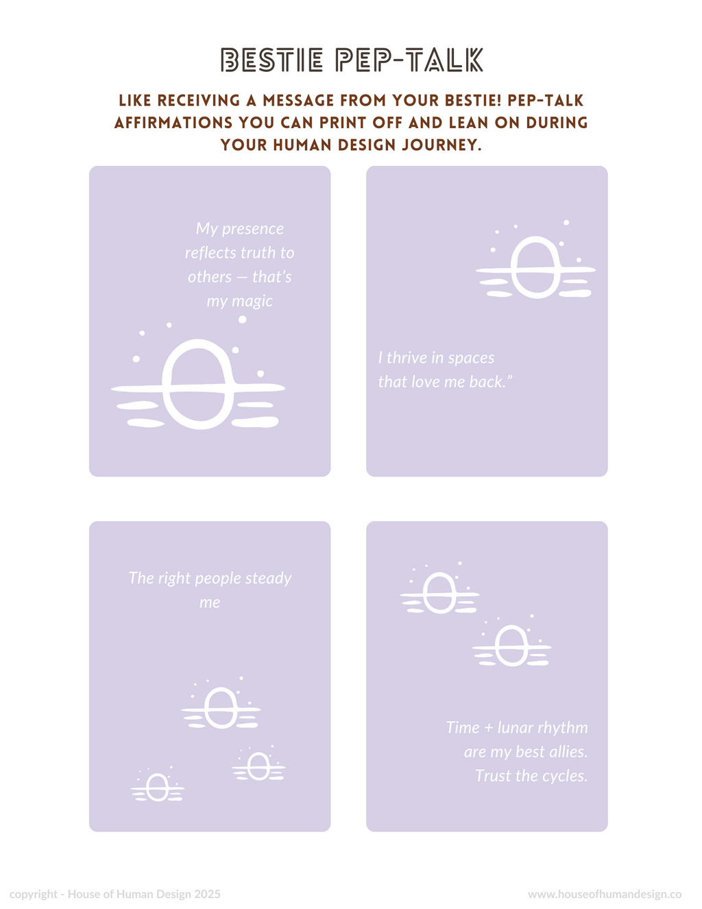 Human Design Reflector workbook (digital product)